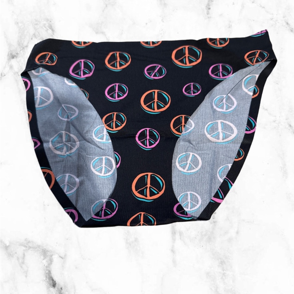 MeUndies Breathe Bikini - Peace Panty NWT